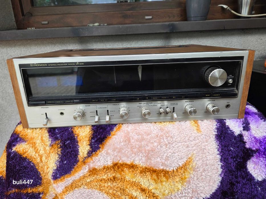 amplituner pioneer sx 838 vintage monster stereo