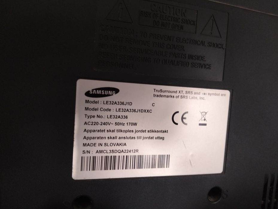 TV Samsung 32" ..