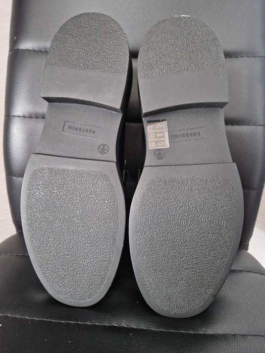 Mokasyny czarno-ecru Reserved r.39