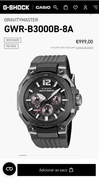Casio G-shock Gravitymaster GWR-B3000