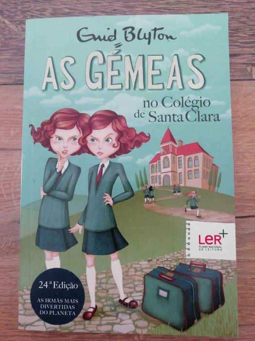 Livro as gémeas no colégio de santa clara