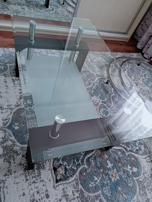 Szklana ława 100×60