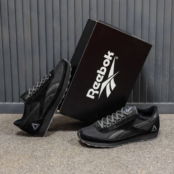 Кроссовки Reebok Classic All Black Мужские оригинал новые