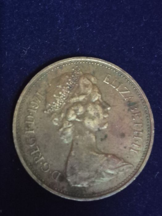 New penny 2p Elżbieta 2 1971 r