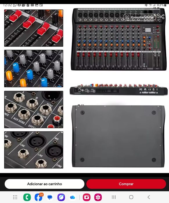 Mesa de mistura Depusheng DA12 NOVA