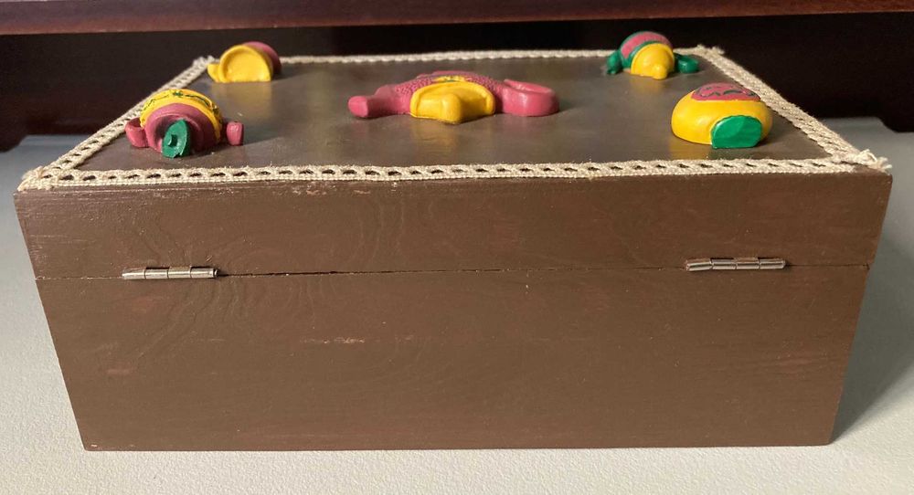 Caixa de Chá em Madeira