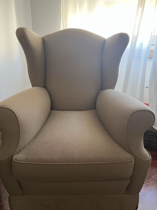 Poltrona de orelhas super confortável