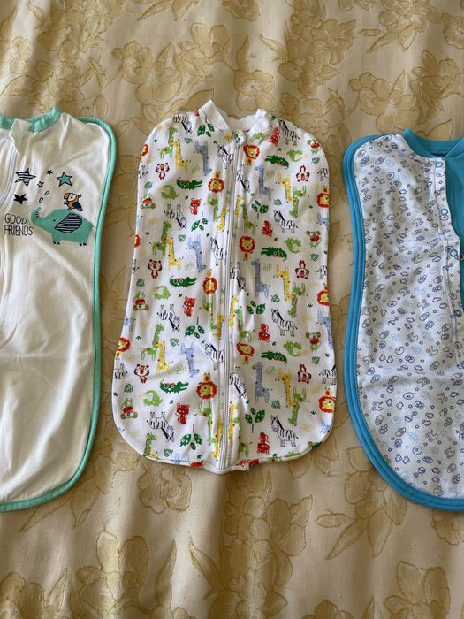 Ціна за комплект Продам пелюшки-кокони / конверти для немовлят (3 шт.)