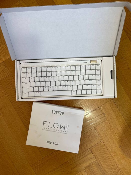 Механічна клавіатура Lofree Flow lite біла
