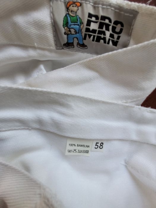 #Monterskie spodnie# 100% bawełna XXL