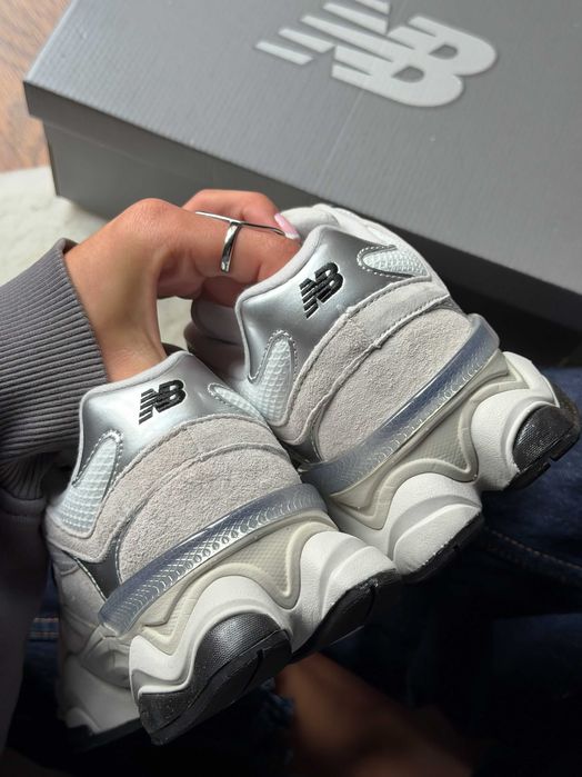 Кросівки New Balance 9060 Grey White кеди нью беланс білі сірі