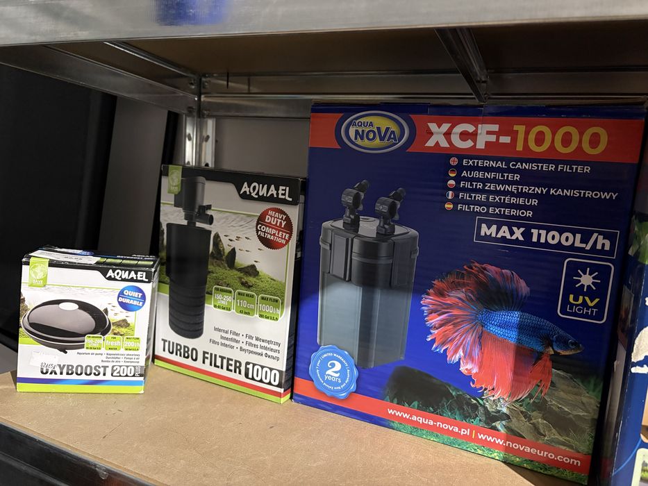 Akwarium 120l + kompletny osprzęt