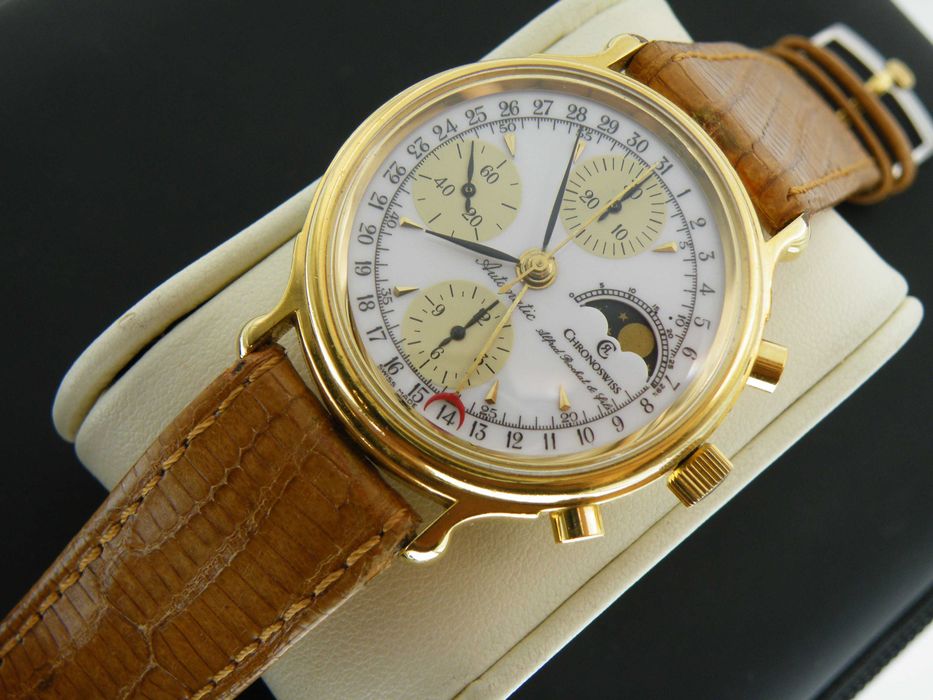 Chronoswiss Alfred Rochat Automatic Chronograf Lunar z Fazami Księżyca