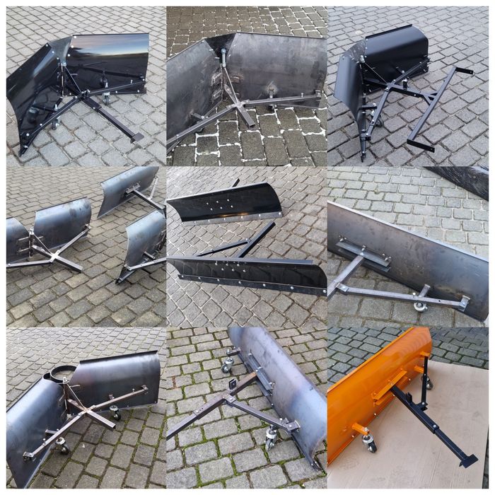 Pług do sniegu do traktorka kosiarki japońskiego