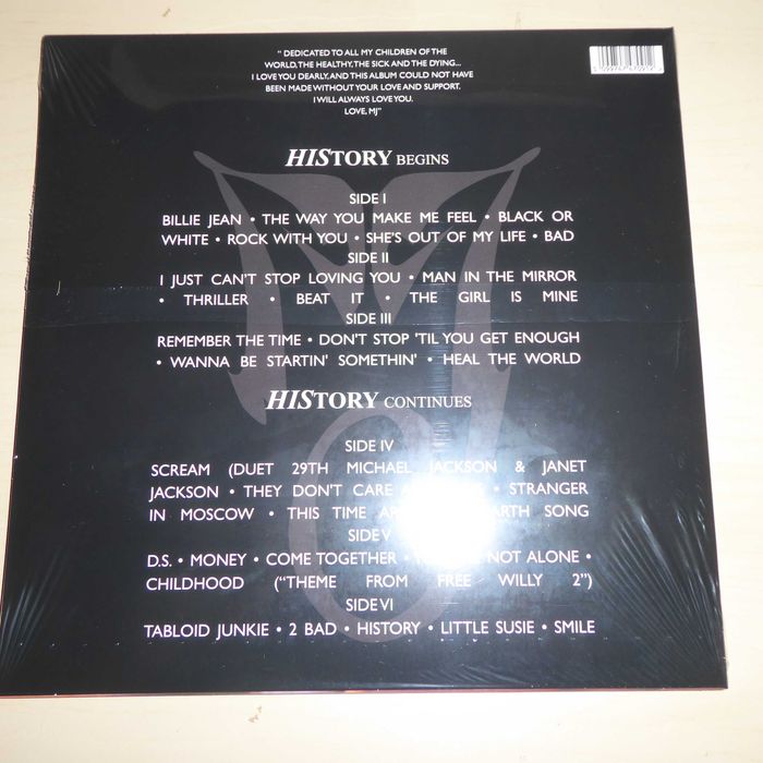 Michael Jackson - History past,present and future  book 1 / Winyl
