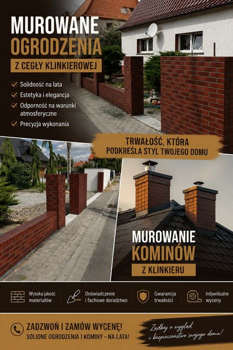 Ogrodzenia-kominy