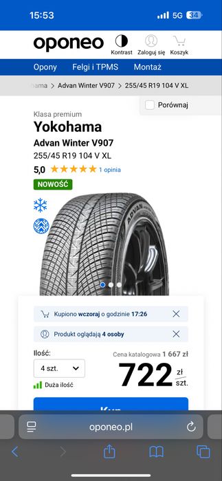 Felgi BBS Speedline 19” + nowe opony zimowe Yokohama