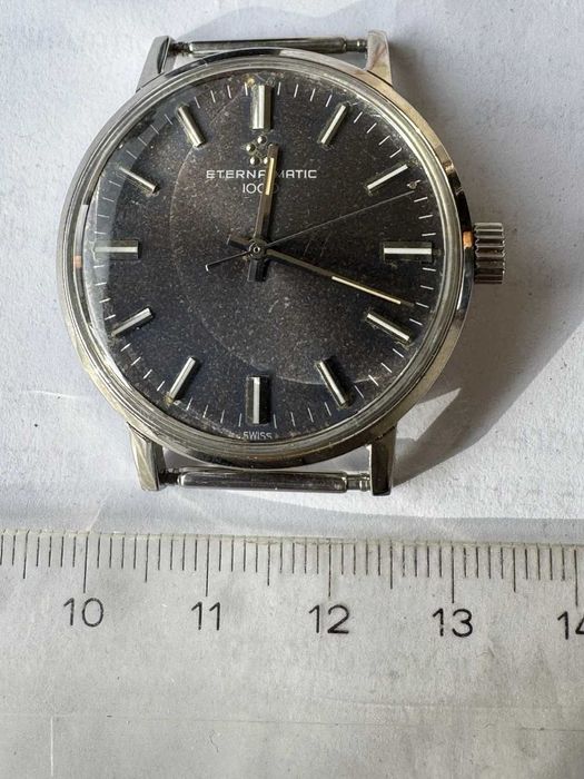 Stary Piękny Zegarek Eterna-matic 100