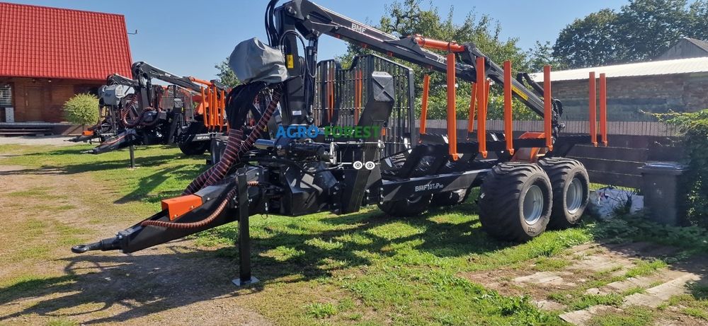 Przyczepa Leśna  BMF 10T2 Pro 720 - Rabaty ! 6 Par koła 500x17
