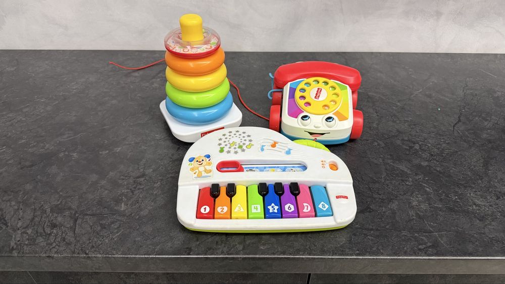 пирамида телефон пианино  Fisher Price