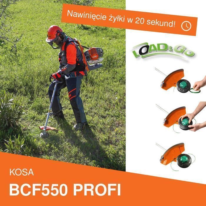 Oleo Mac Bcf 550 Profi Kosa Spalinowa Plecakowa Do Trawy Bcf550 3,7 Km