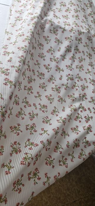 Продам тканину мілкоцвіт та горошок плотнтй шифон