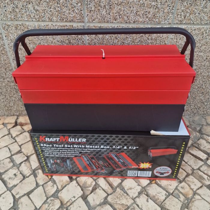 Mala de ferramenta como 5 prateleiras nova