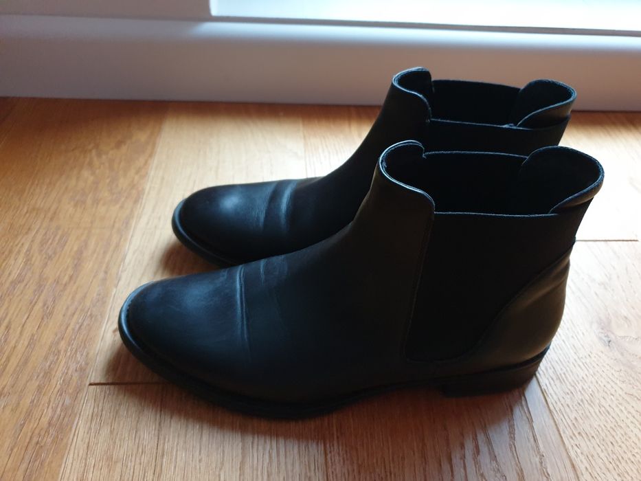 Trzewiki / sztyblety skórzane Gino Rossi r.38