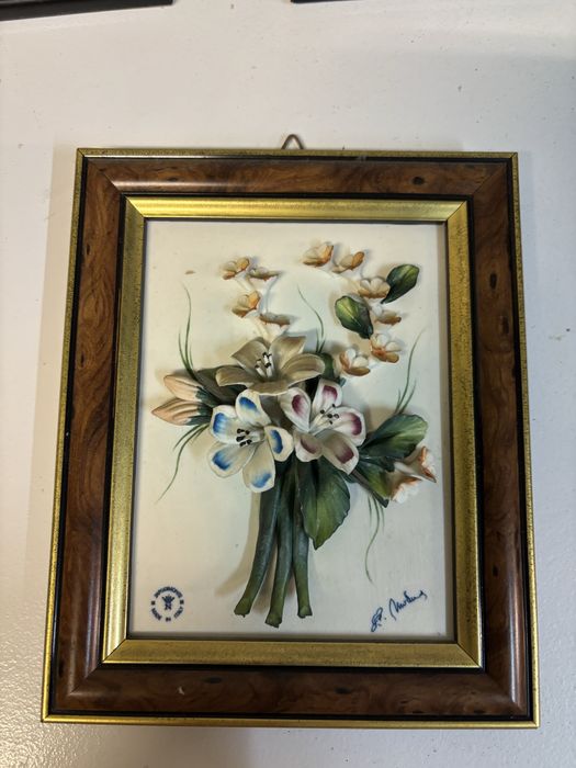 Ceramic Flower Picture Frame64564067153539121