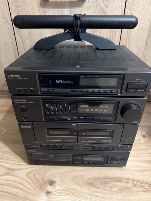 Wieża SAMSUNG SCM-8550 z oryginalnym głośnikami + antena