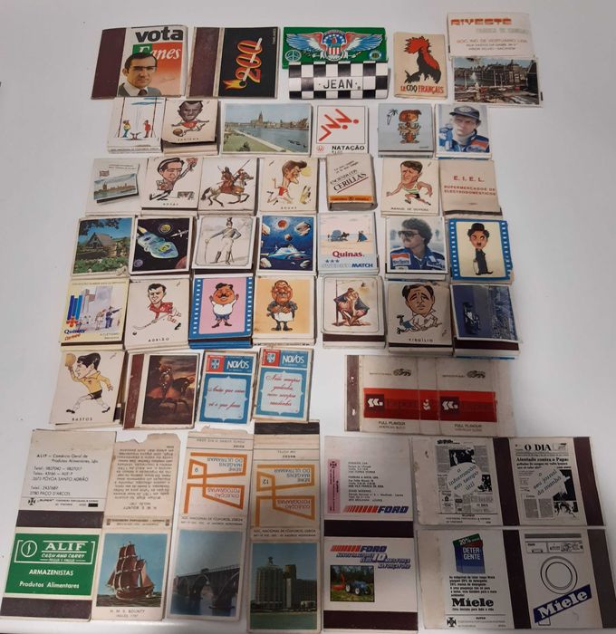 Lote Antigo Coleções - Carteiras e Caixas de Fósforos/Mortalhas