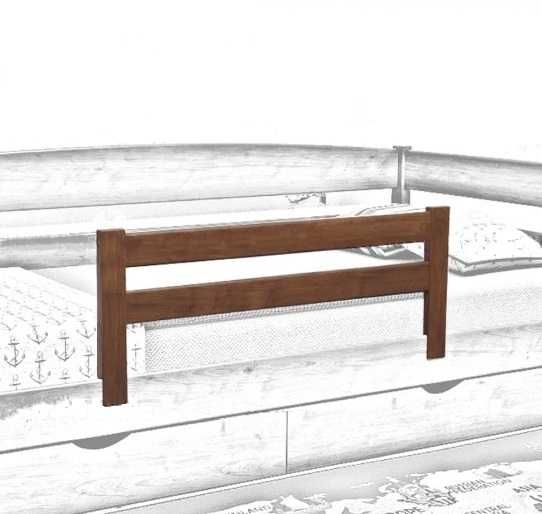 Двоярусне дерев'яне ліжко 80х190