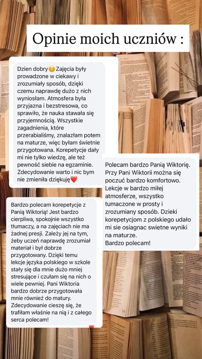 Korepetycje z języka polskiego