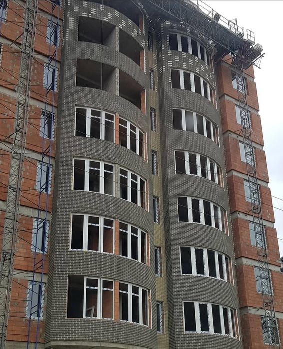 Гнучка цегла на сітці для фасаду з захисною плівкою/ гибкий кирпич