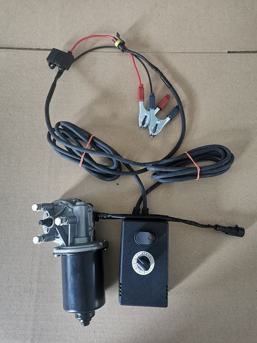 Silniczek Elektryczny 12V Silnik Regulator Napęd Podsiewacz