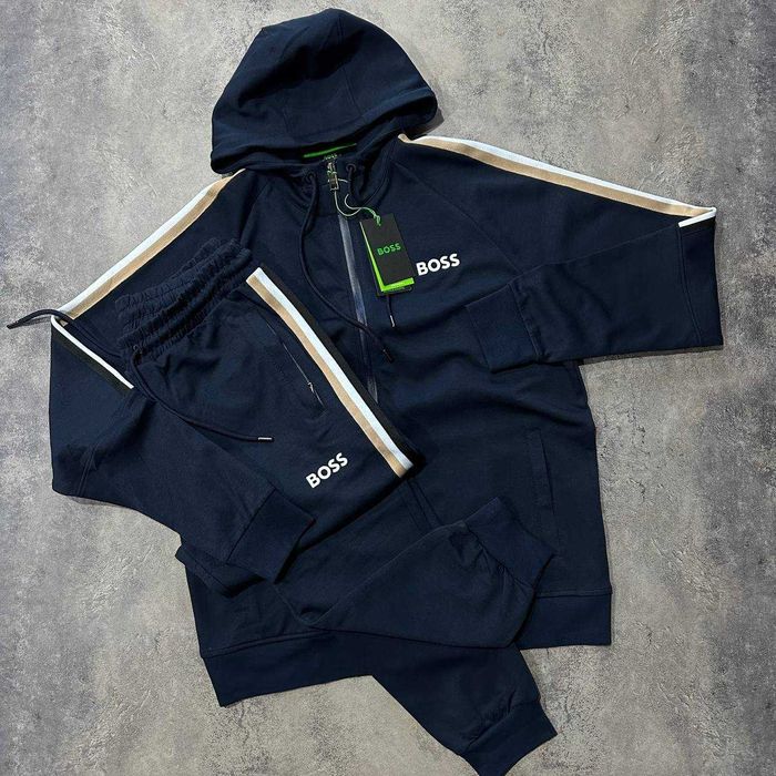 Синій чоловічий спортивний костюм Hugo Boss(розмір-XXL.3XL)