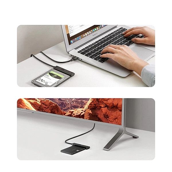 Ugreen adapter przejściówka dysku HDD SSD 2,5'' SATA III 3.0 - USB 3.2