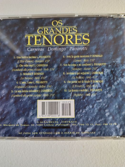 6 CD'S de Música, Disco Sound, Pavarotti + Vários