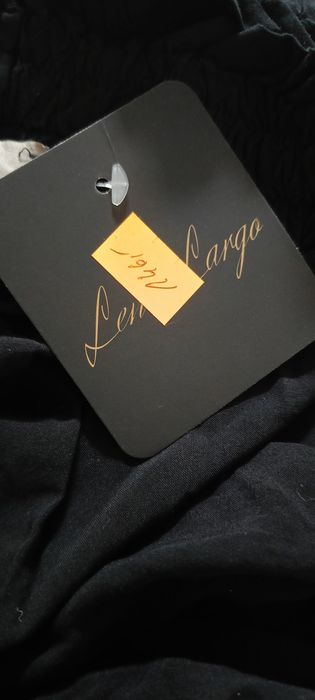 Kombinezon na ramiączkach oversize szeroka nogawka plus size czarny