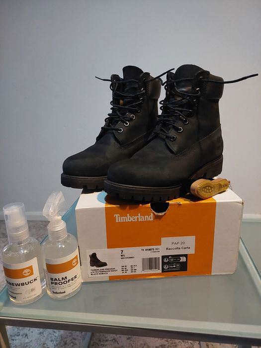 Botas timberland como novas. Na garantia. Oferta dos produtos de limpe