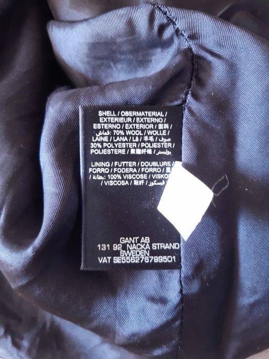Szara sukienka GANT (rozm. S/36)