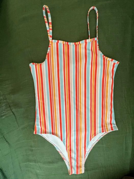 Купальник різнокольоровий для дівчинки 11-12 років 146-152см яскравий