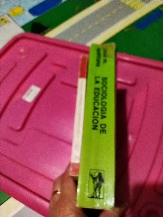 2 livros de educação universitários