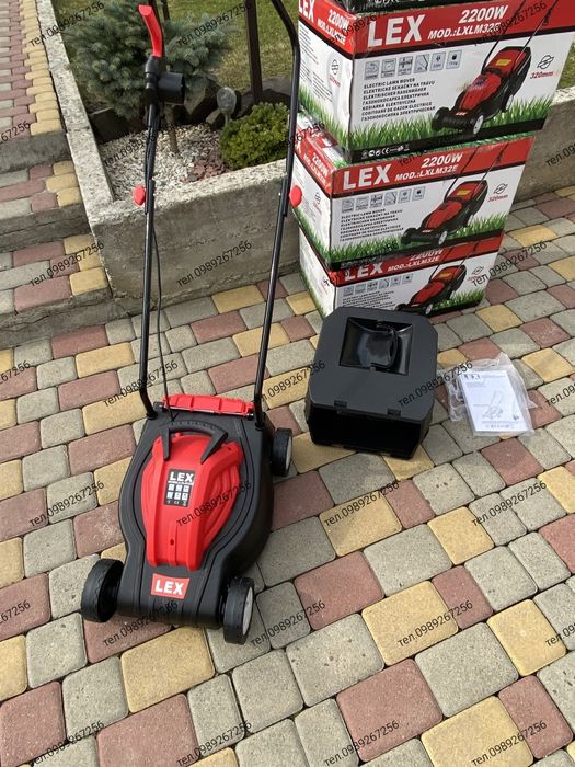 Газонокосарка, газонокосилка, косарка LEX 32 см асинхронний двигун Чехія