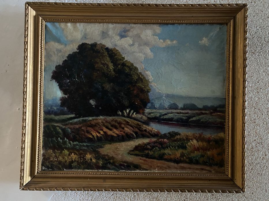 Quadro Óleo sobre tela “Natureza”