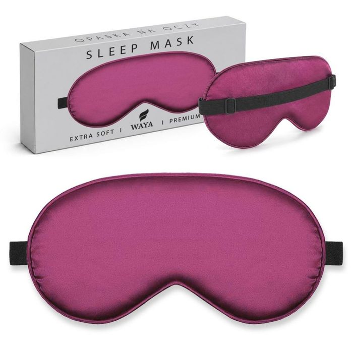 Opaska na oczy do spania extra soft fiolet