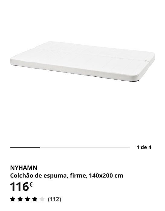 Urgente - Colchão de espuma sofá-cama Nyhamn