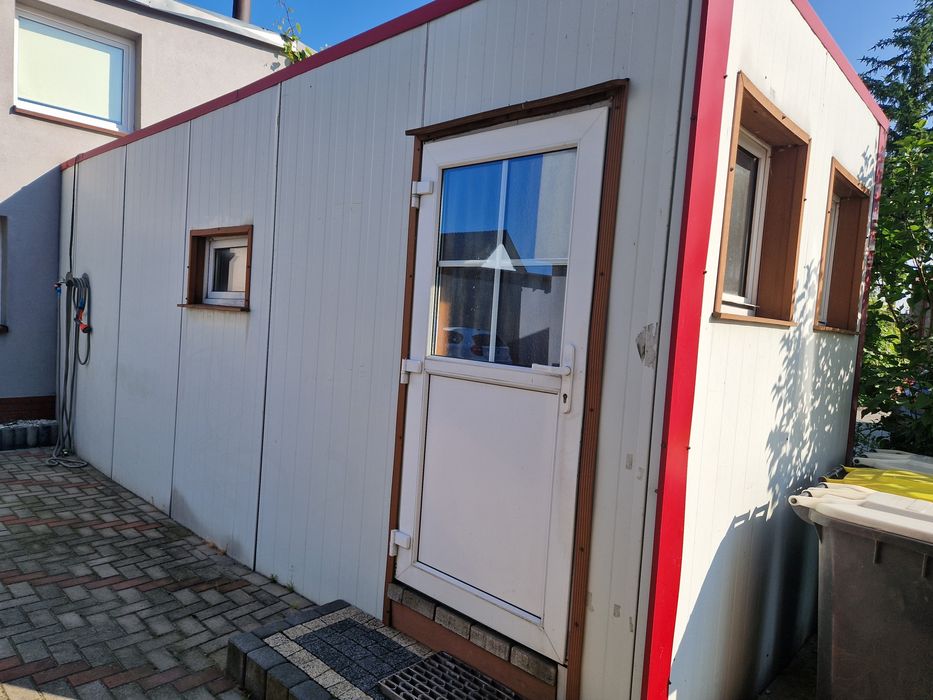 Kontener socjalny szatnia płyta obornicka