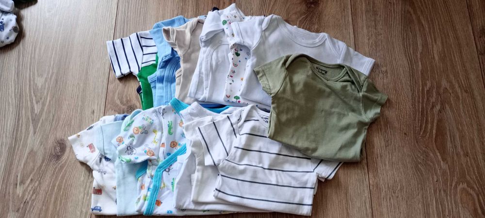 Body niemowlęce na krótki rękaw