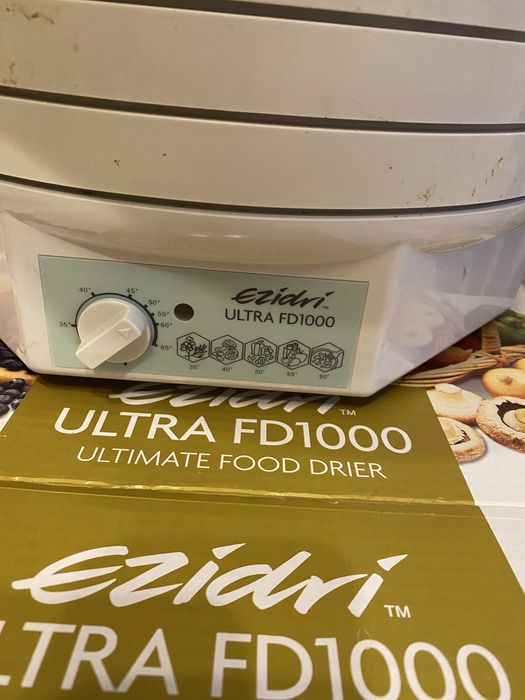 Сушка-пушка IZIDRI Ultra FD1000 для фруктов, грибов, овощей и пастилы. Белого цвета)